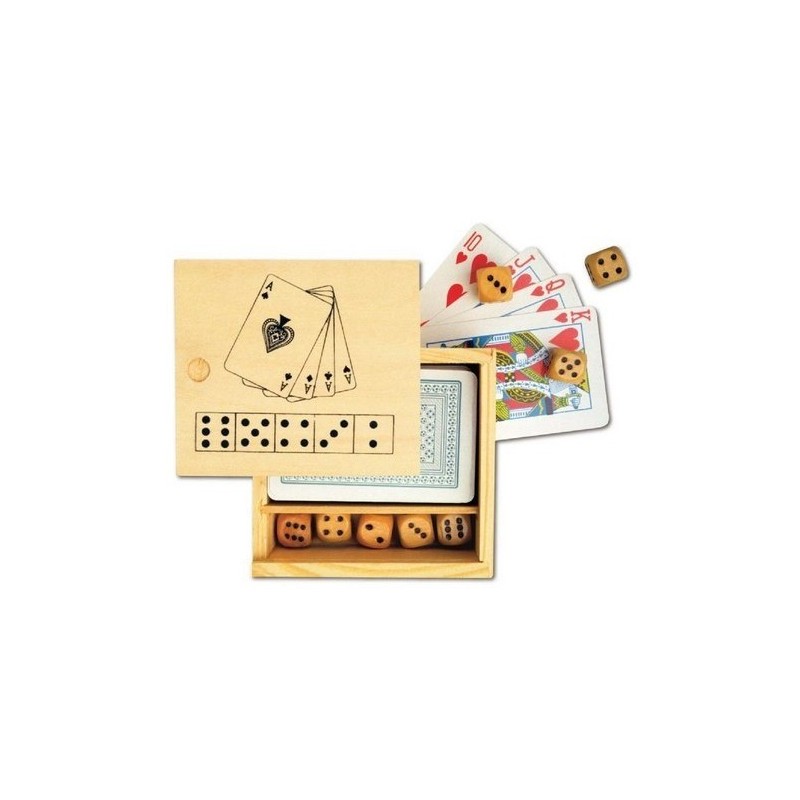 Jeu de 52 cartes et de 5 dés