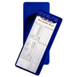 Jeu de dés Le grand jet dans une boîte en plastique