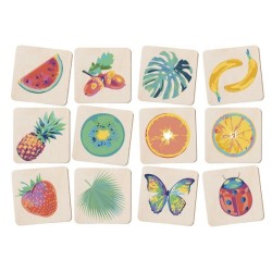 Jeu de mémoire en bois