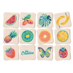 Jeu de mémoire en bois