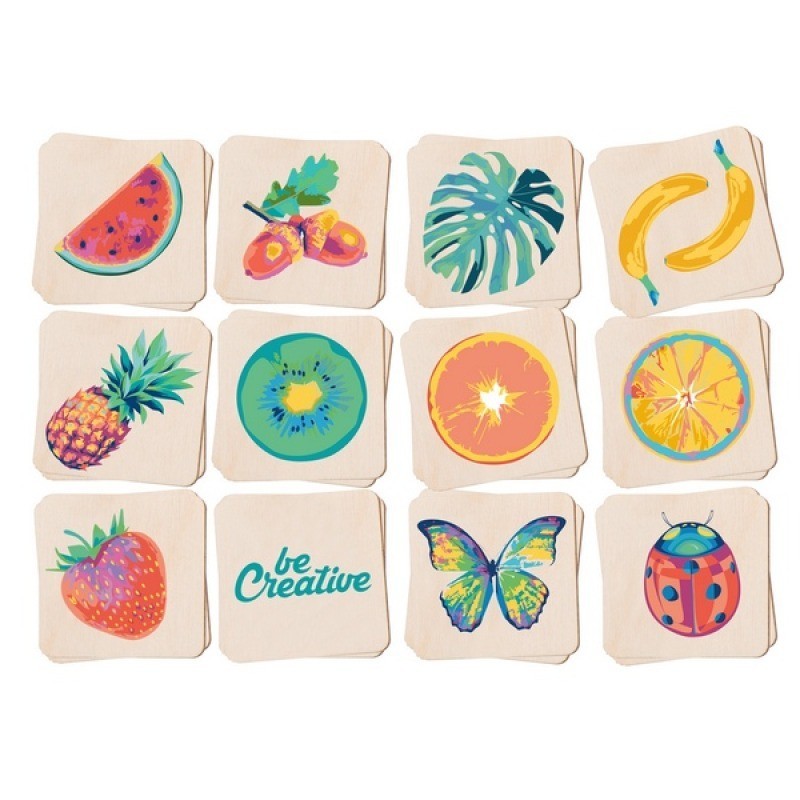 Jeu De Mémoire En Bois Animaux Forêt Et Mer - Apprentissage Ludique Enfants 3-6 Ans