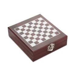 Set à vin avec jeu d'échecs