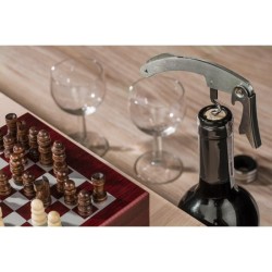 Set à vin avec jeu d'échecs