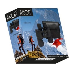 Jumelles 10 x 50 + etui + lampe dynamo