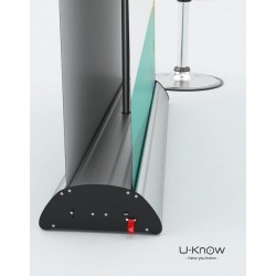 Enrouleur roll-up double face 100x200cm