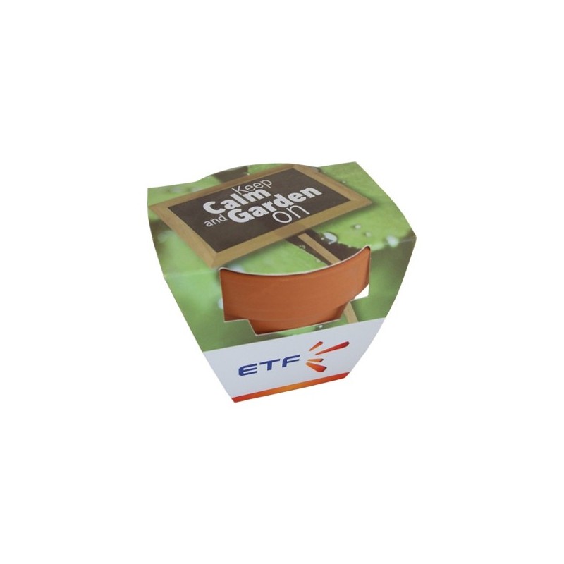 Set de plantation - pot en terre cuite 8cm