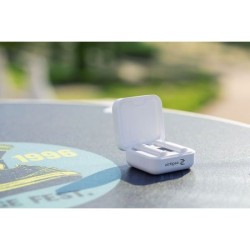 Ecouteurs, finition blanche, élégants avec une connexion Bluetooth® 5