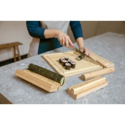 Set de préparation à sushis en bambou
