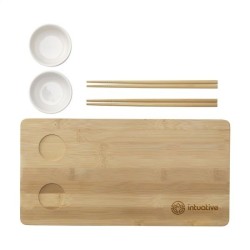 Temaki Bamboo Sushi Tray ensemble cadeau