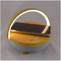 LAMPE LED BLUETOOTH CHARGEUR INDUCTION
