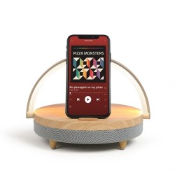 Enceinte LED chargeur induction rapide