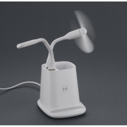 Organiseur de bureau avec chargeur à induction BERGO