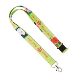 Lanyard quadri en pet recyclé
