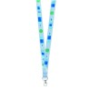 Lanyard quadri en pet recyclé