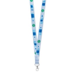 Lanyard quadri en pet recyclé
