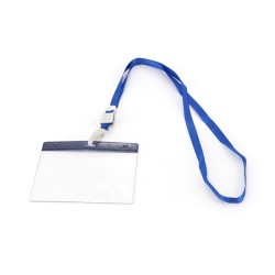 Lanyard fin avec porte badge