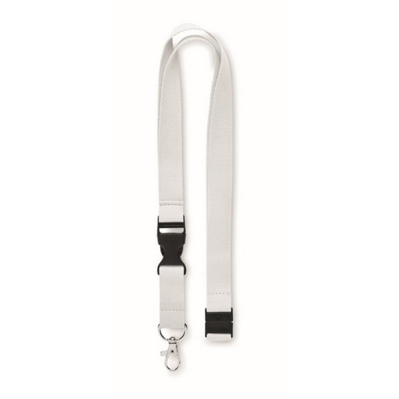 Lanyard en coton - stock livraison rapide