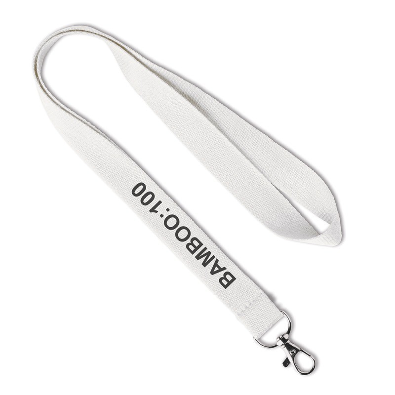 Lanyard imprimé en bambou