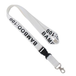 Lanyard imprimé en bambou