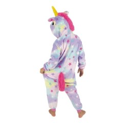 COSTUME KIGURUMI LICORNE AVEC ETOILES ENFANT T 7/9 ANS