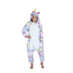 COSTUME KIGURUMI LICORNE AVEC ETOILES ENFANT T 7/9 ANS
