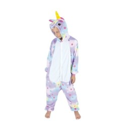 COSTUME KIGURUMI LICORNE AVEC ETOILES ENFANT T 7/9 ANS