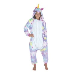 COSTUME KIGURUMI LICORNE AVEC ETOILES ENFANT T 7/9 ANS