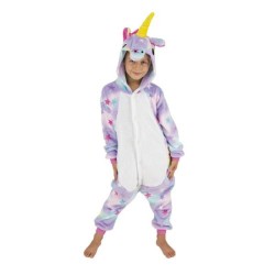 COSTUME KIGURUMI LICORNE AVEC ETOILES ENFANT T 7/9 ANS