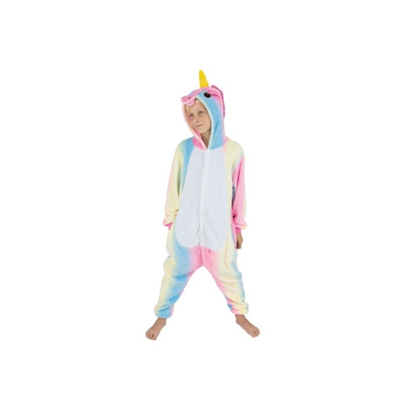 COSTUME KIGURUMI LICORNE ARC EN CIEL ENFANT T 4/6ANS