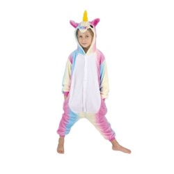 COSTUME KIGURUMI LICORNE ARC EN CIEL ENFANT T 4/6ANS