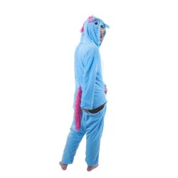 COSTUME KIGURUMI LICORNE ROSE ET BLANCHE ADULTE