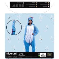 COSTUME KIGURUMI LICORNE ROSE ET BLANCHE ADULTE