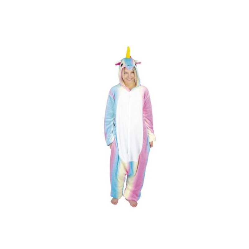 COSTUME KIGURUMI LICORNE AVEC ETOILES ADULTE