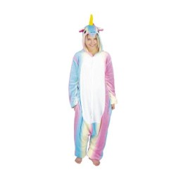 COSTUME KIGURUMI LICORNE AVEC ETOILES ADULTE