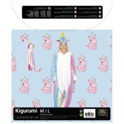 COSTUME KIGURUMI LICORNE AVEC ETOILES ADULTE