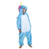COSTUME KIGURUMI LICORNE BLEUE ENFANT T 7/9 ANS
