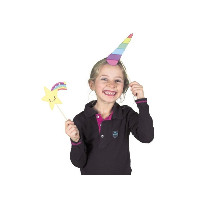PHOTOBOOTH BABY LICORNE 8PCS