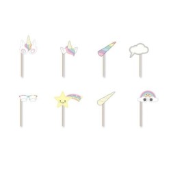 PHOTOBOOTH BABY LICORNE 8PCS