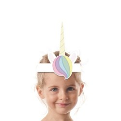 COIFFES BABY LICORNE IRISEE X 8
