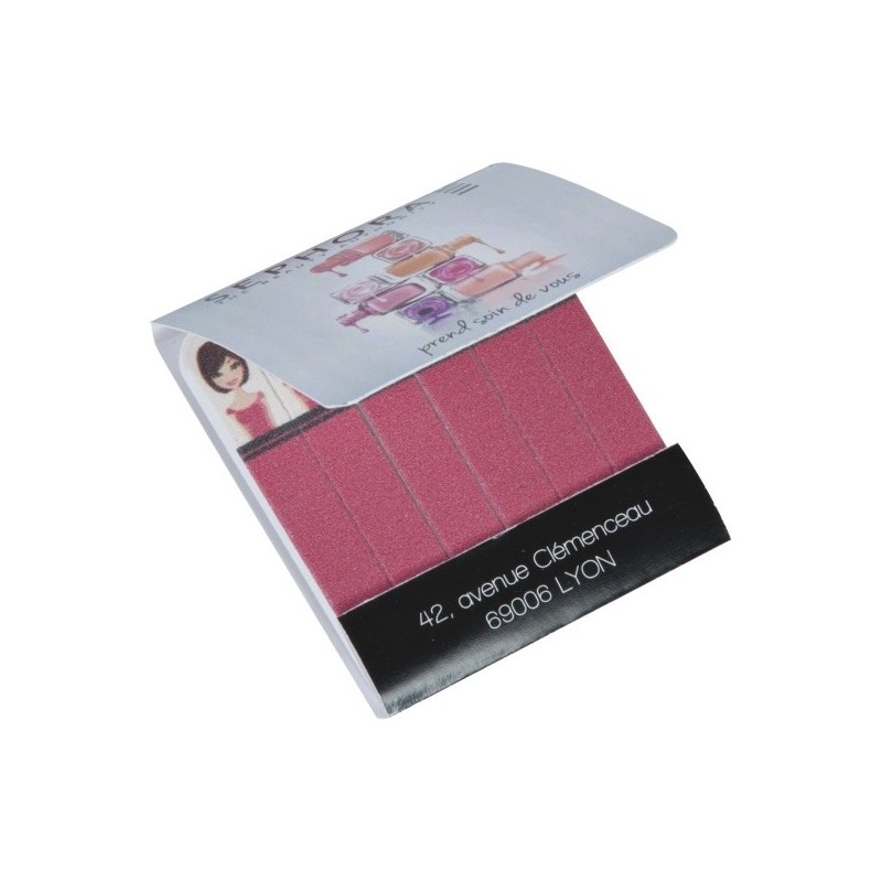 Limes à ongles étui carton  (+Quadri numérique QV12)