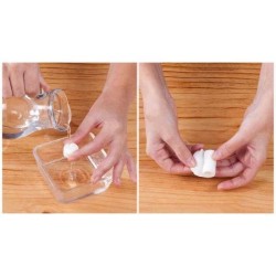 Lingettes compactées