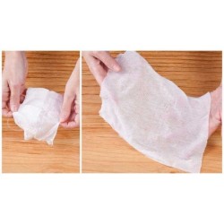 Lingettes compactées