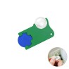 Porte-jeton pour caddie avec loupe