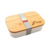 Bento 1 compartiment avec couvercle en bambou