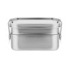 Boîte à lunch en acier inox.