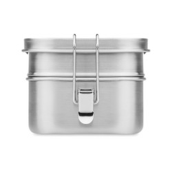 Boîte à lunch en acier inox.