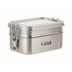 Boîte à lunch en acier inox.