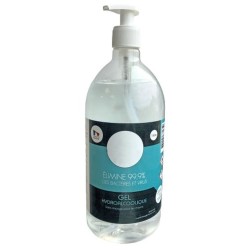 Gel hydroalcoolique - bouteille 1l à pompe
