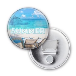 Aimant façon badge avec décapsuleur