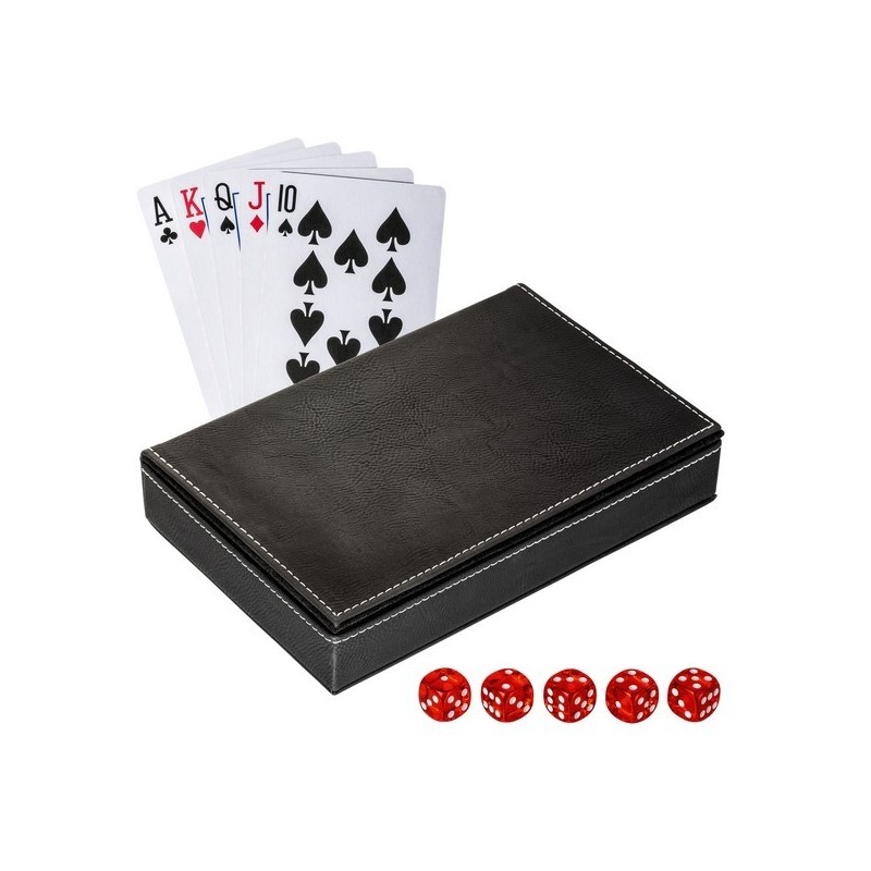 Kit de cartes à jouer avec boîte rt dés